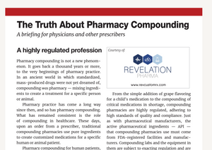 The Truth About Pharmacy Compounding - Prescriber Brief