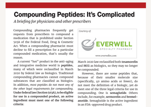 Compounding Peptides : It's Complicated - Everwell