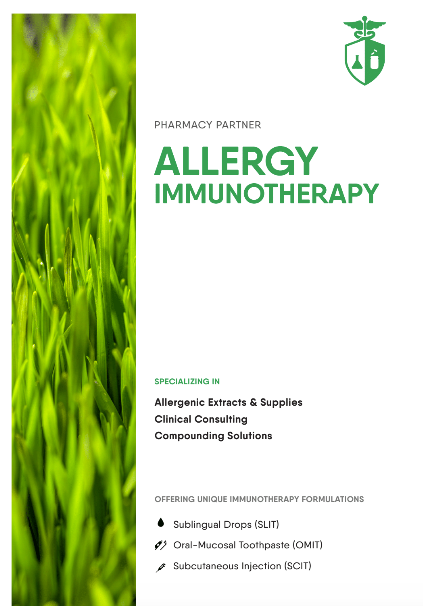 Innovation Compounding - Allergy Immunotherapy Slick