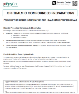 Pencol - RX Template - Ophthalmic Compounded Preparations